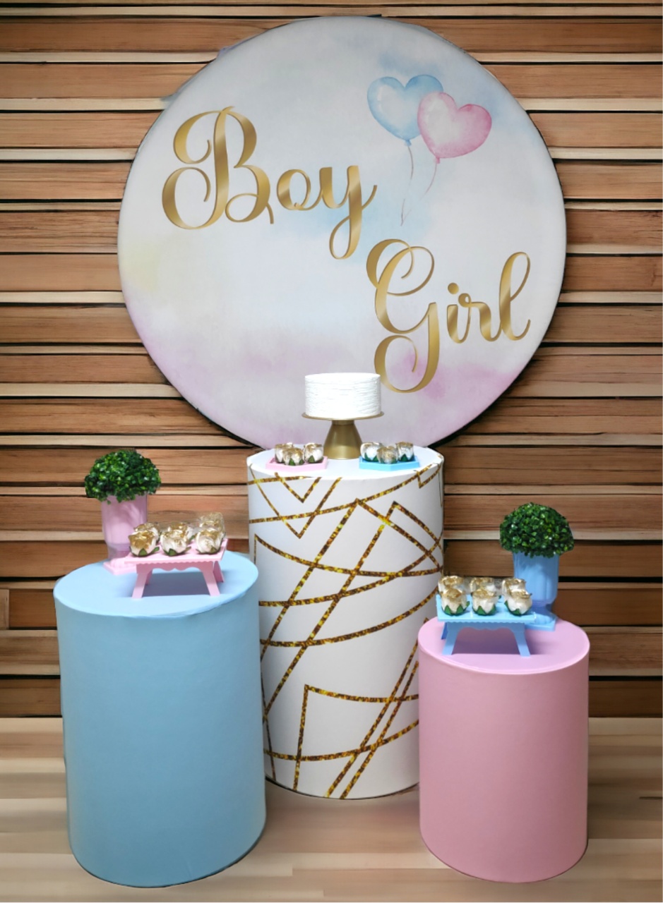 Chá Revelação Boy Or Girl - Kit Ouro - FestBox