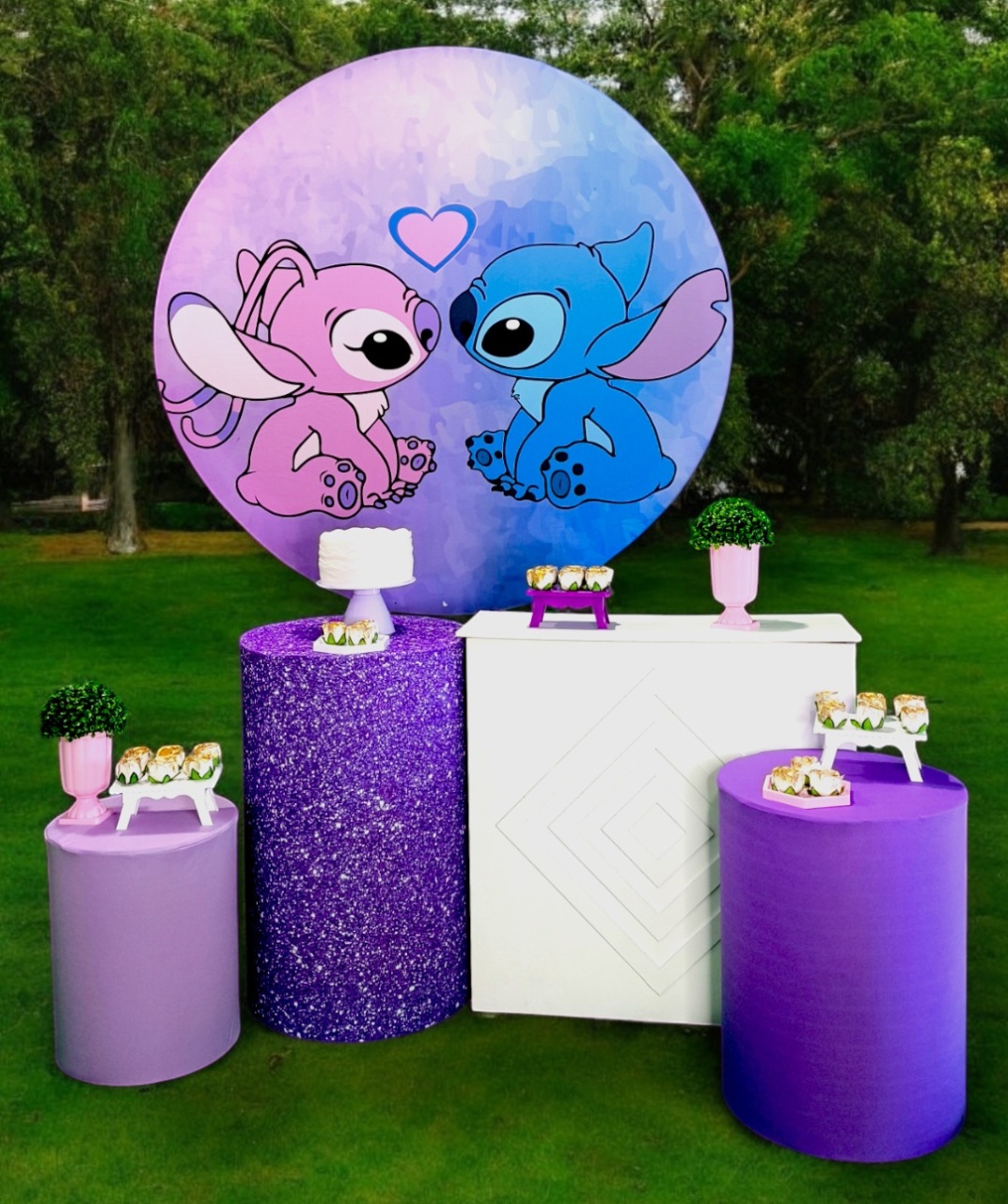 Stitch E Angel - Kit Diamante - FestBox