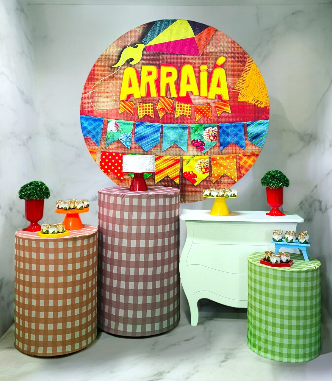 Festa Junina - Arraiá - Kit Diamante - FestBox