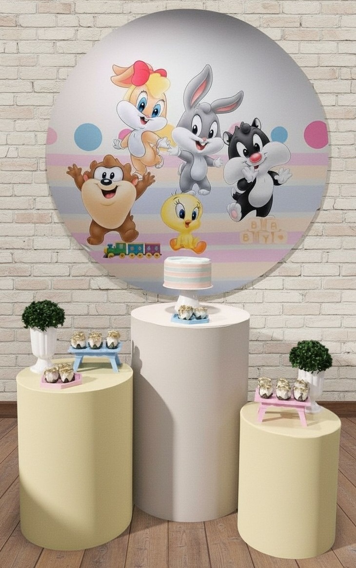 Chá Revelação Baby Looney Tunes - Kit Ouro - FestBox