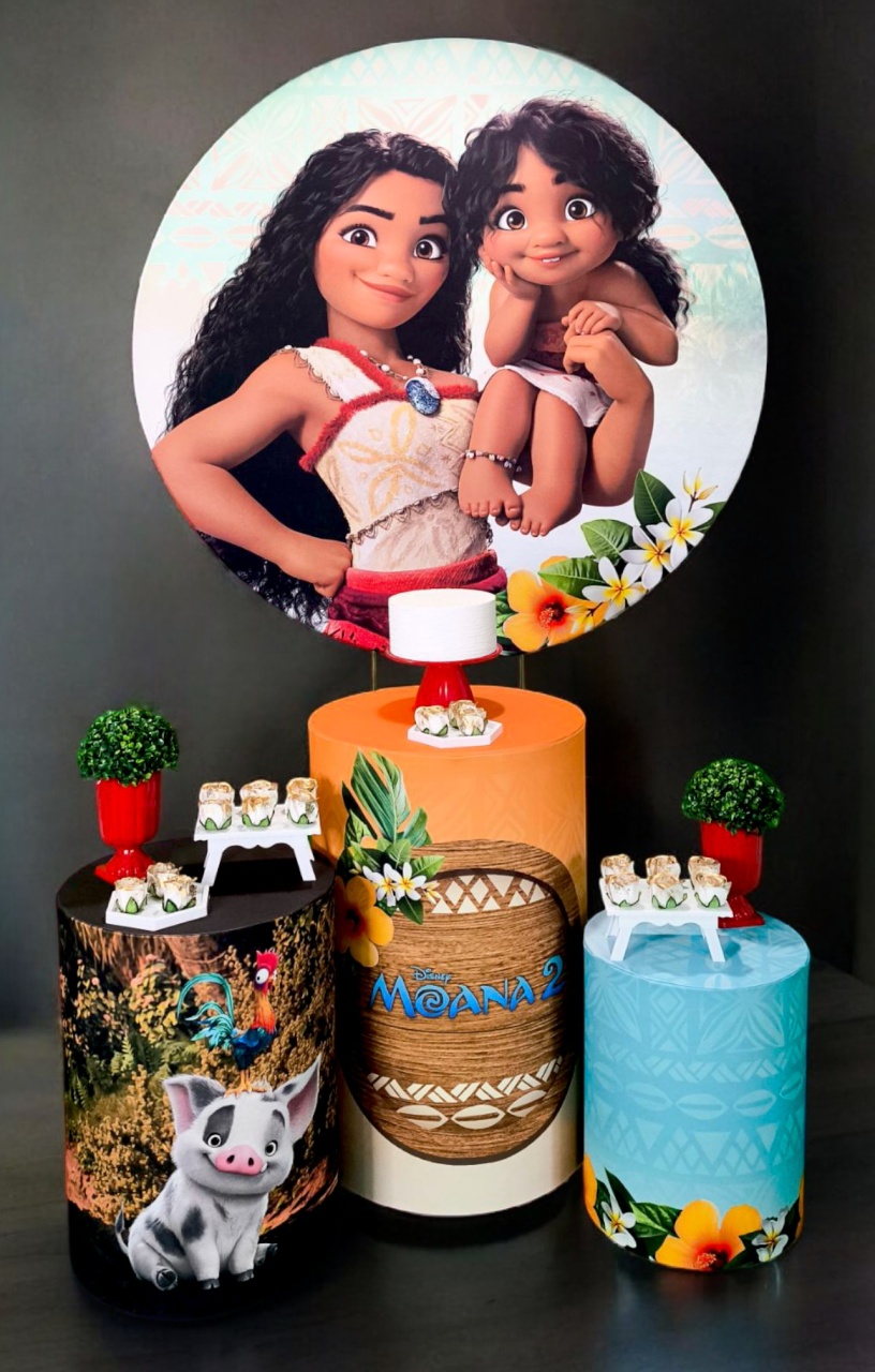 Moana 2 - Kit Ouro - FestBox