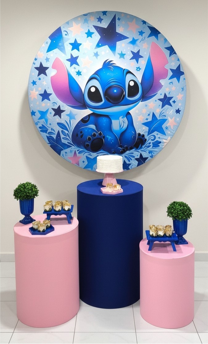 Stitch Estrelas - Kit Ouro - FestBox