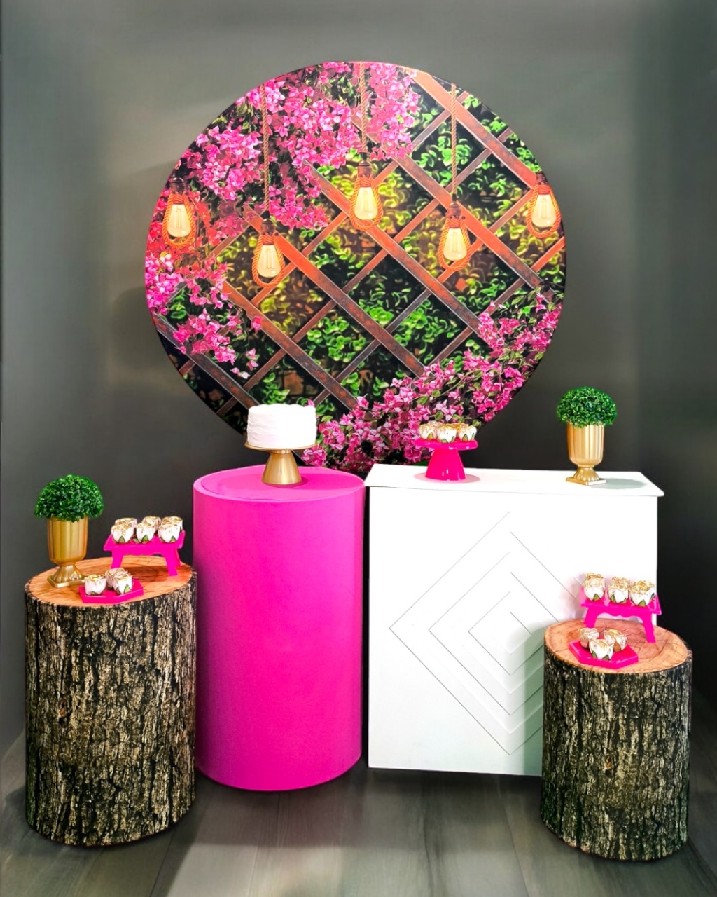 Floral Com Luzes - Kit Diamante - FestBox