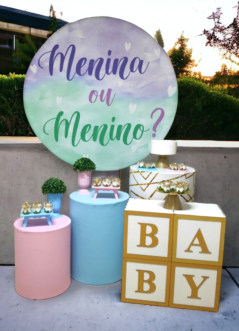 Chá Revelação Menina Ou Menino - Kit Diamante - FestBox