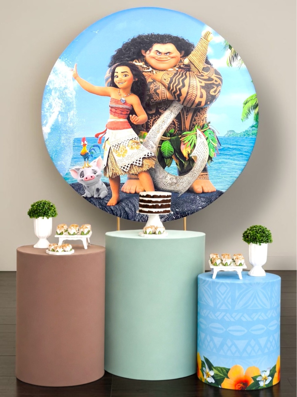 Moana - Kit Ouro - FestBox