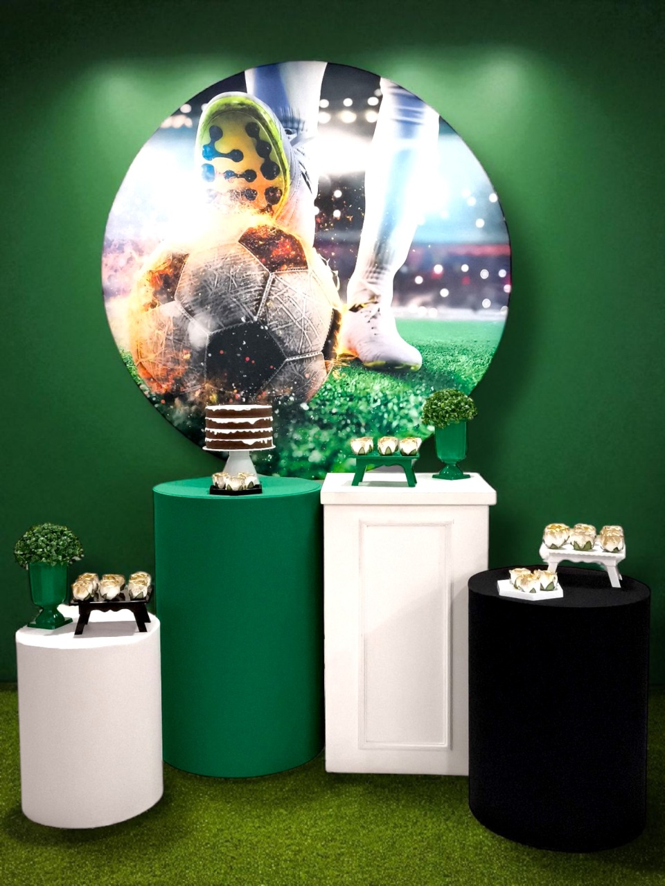 Futebol - Jogador Com Bola - Kit Diamante - FestBox