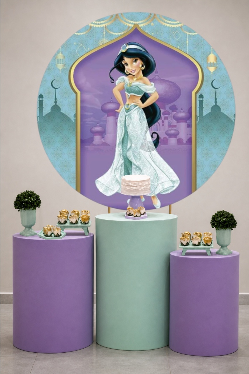 Jasmine - Princesa - Kit Ouro - FestBox