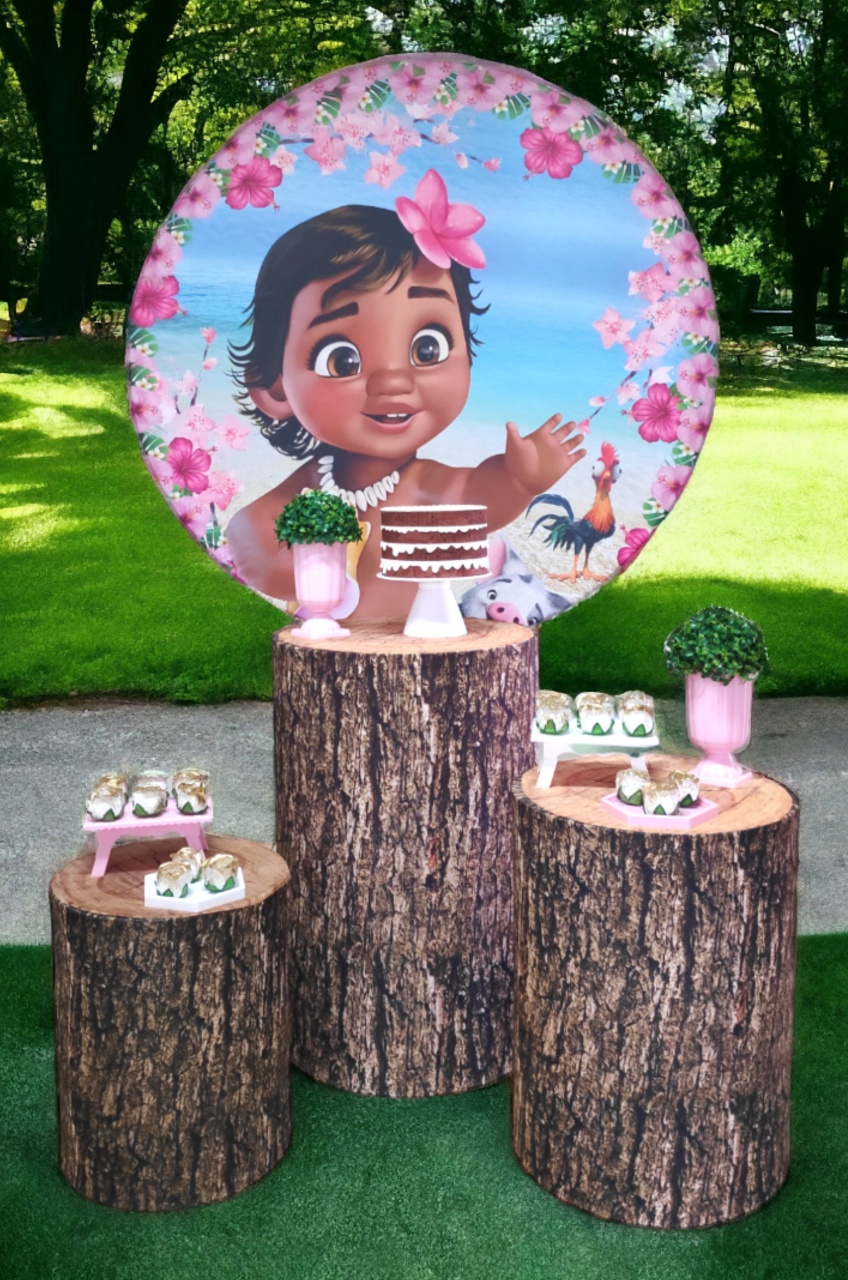 Moana Baby - Kit Ouro - FestBox