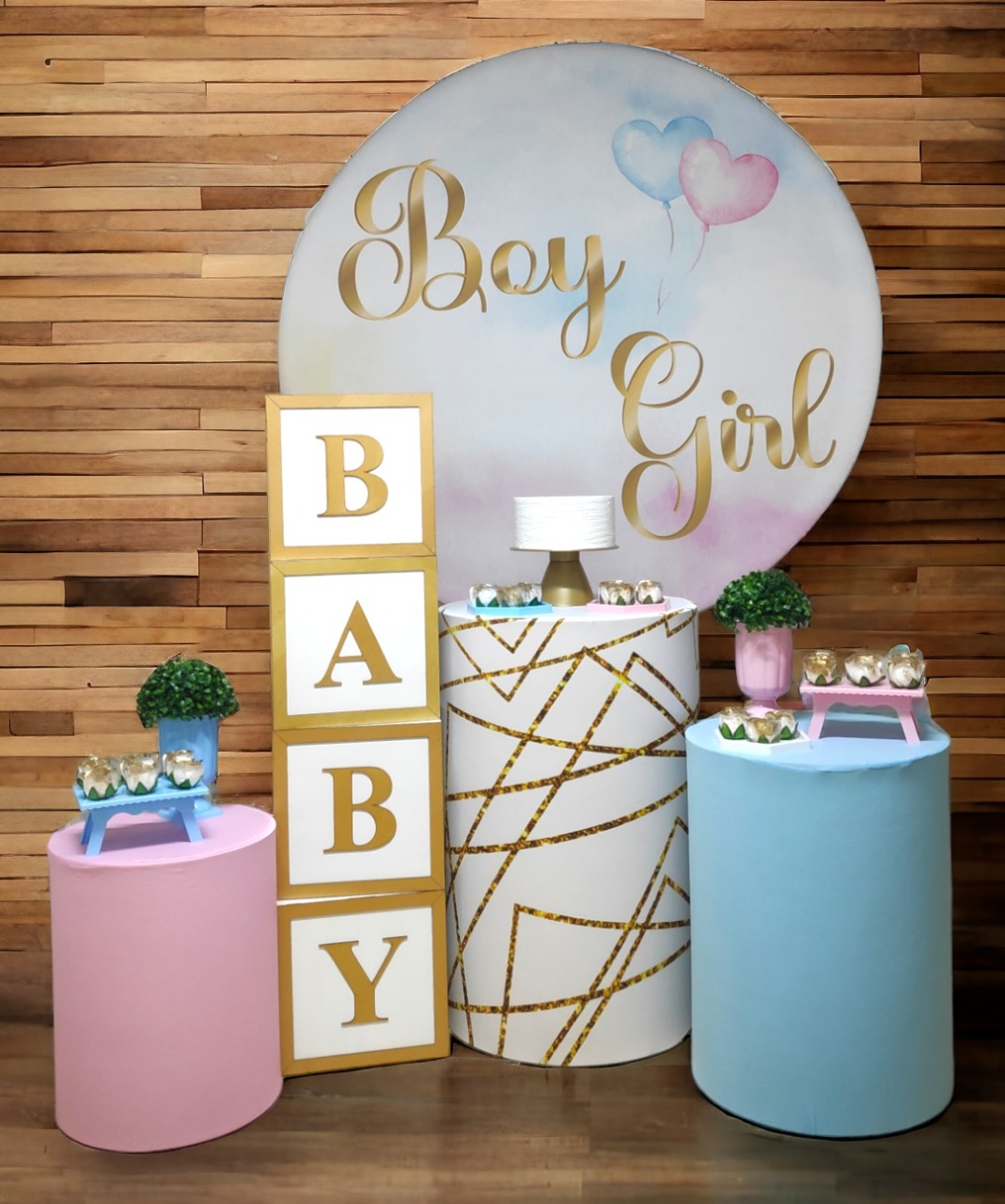 Chá Revelação Boy Or Girl - Kit Diamante - FestBox
