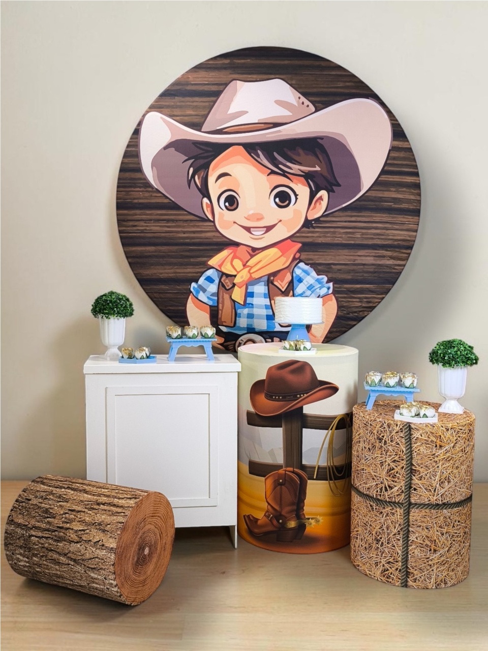 Cowboy / Fazendinha - Kit Diamante - FestBox