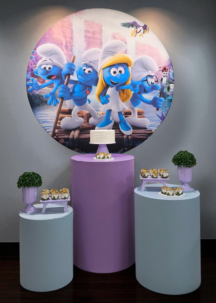 Smurfs Menina - Kit Ouro - FestBox