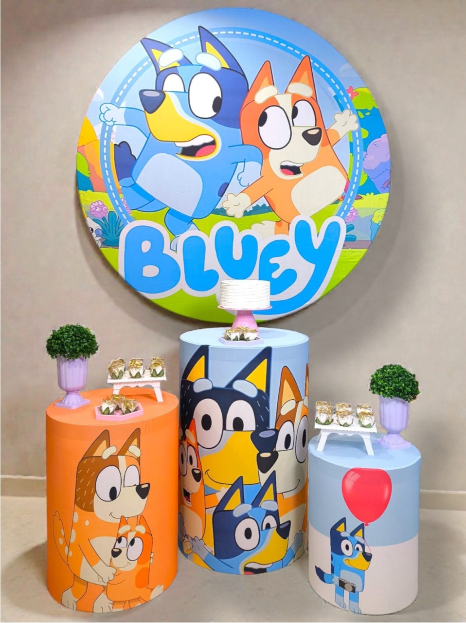 Bluey E Bingo - Kit Ouro - FestBox