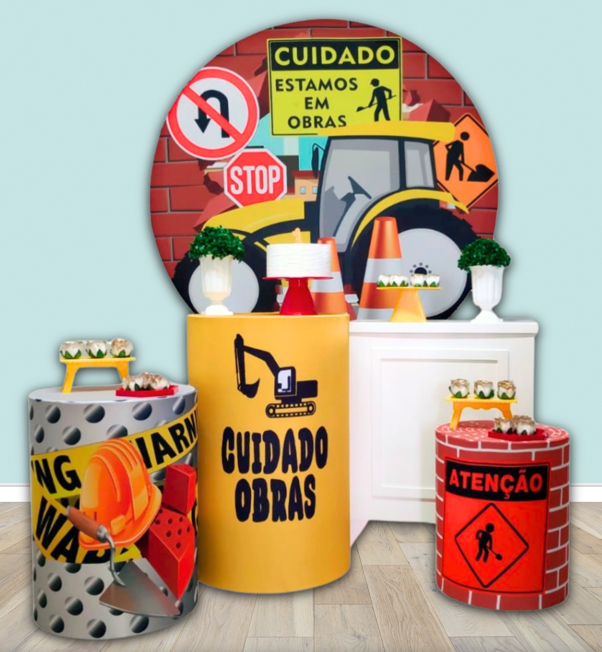 Construção - Kit Diamante - FestBox