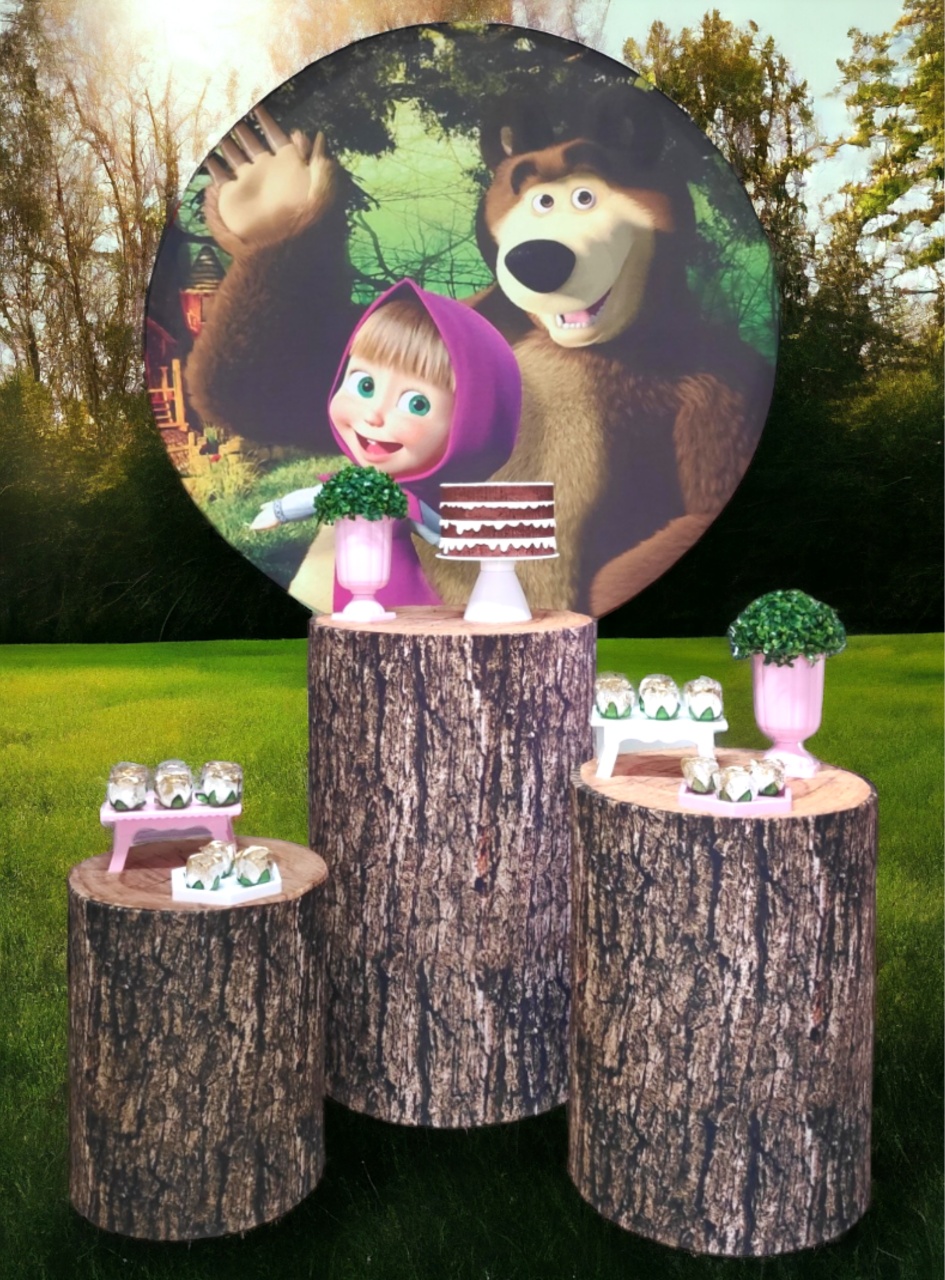 Masha E O Urso - Kit Ouro - FestBox