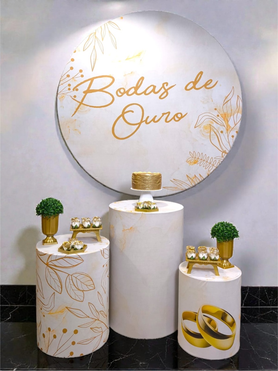 Bodas de Ouro - Kit Ouro - FestBox