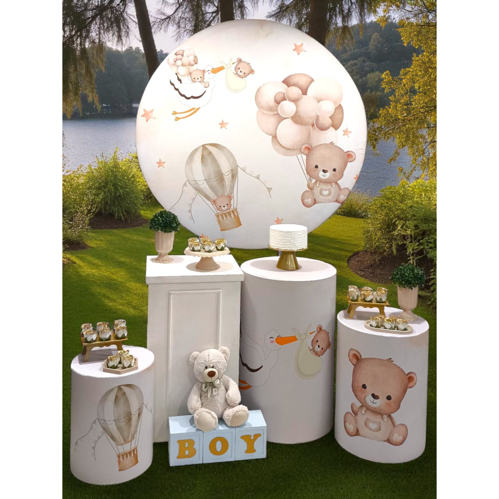 Chá de Bebê Neutro Boy Cegonha - FestBox