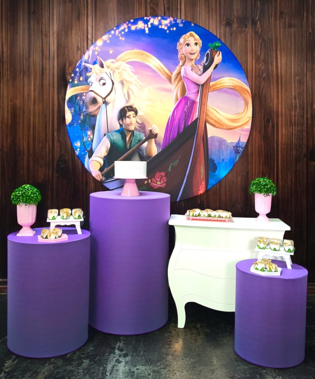 Rapunzel - Enrolados - Kit Diamante - FestBox