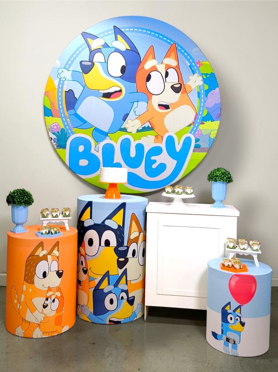 Bluey E Bingo Menino - Kit Diamante - FestBox
