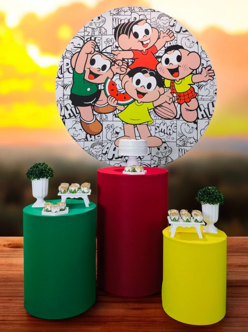 Turma da Mônica - Kit Ouro - FestBox