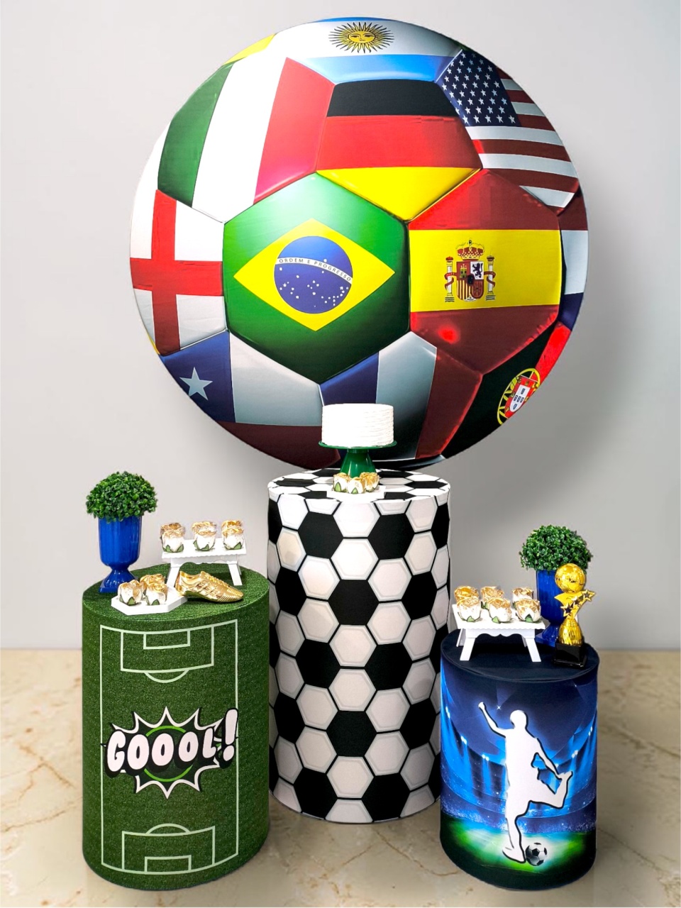 Futebol - Seleções - Kit Ouro - FestBox