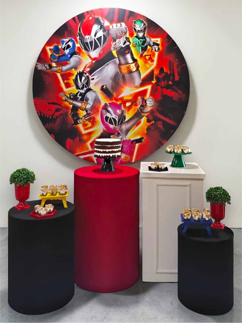 Power Rangers - Kit Diamante - FestBox