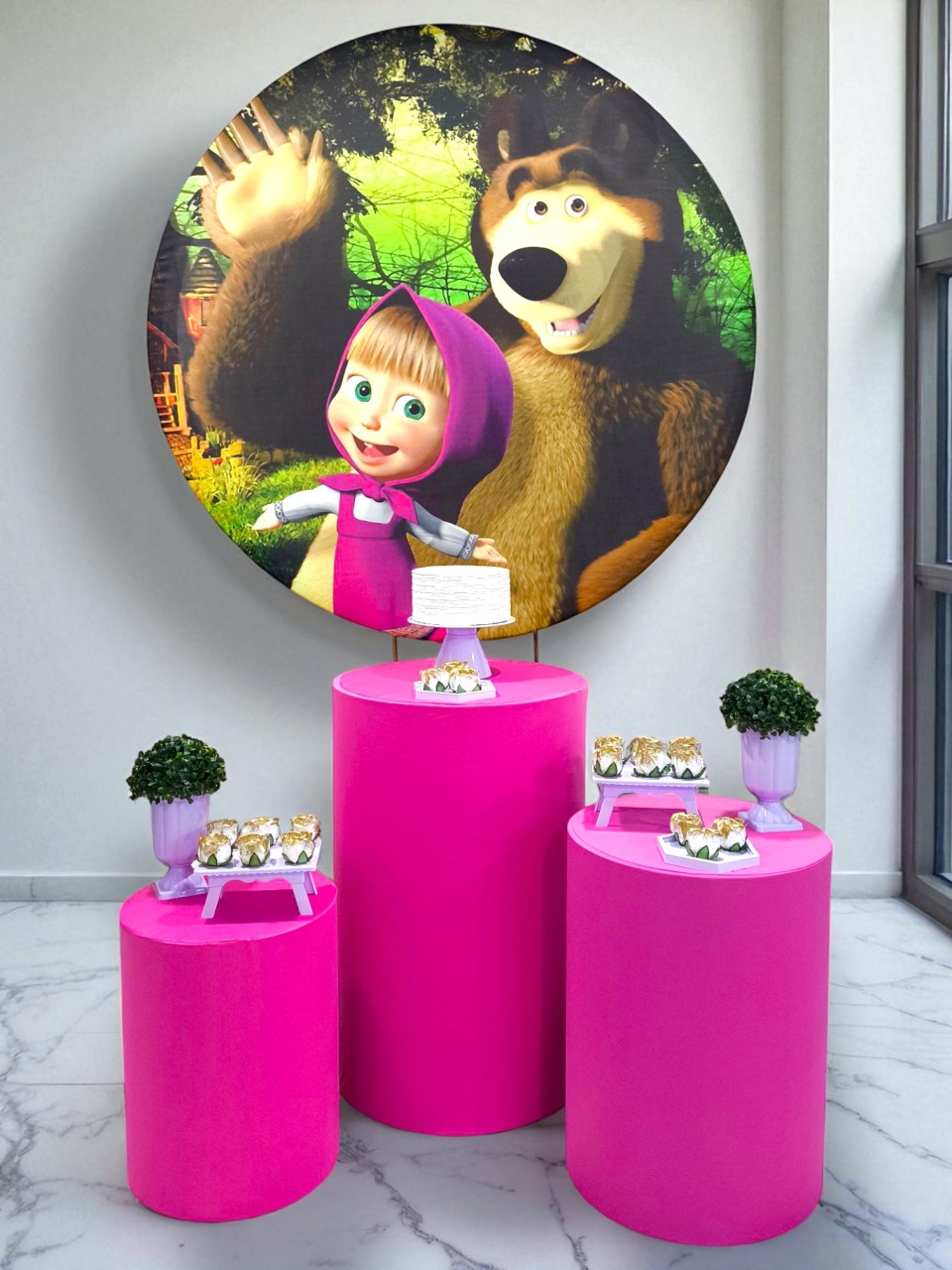 Masha E O Urso - Kit Ouro - FestBox