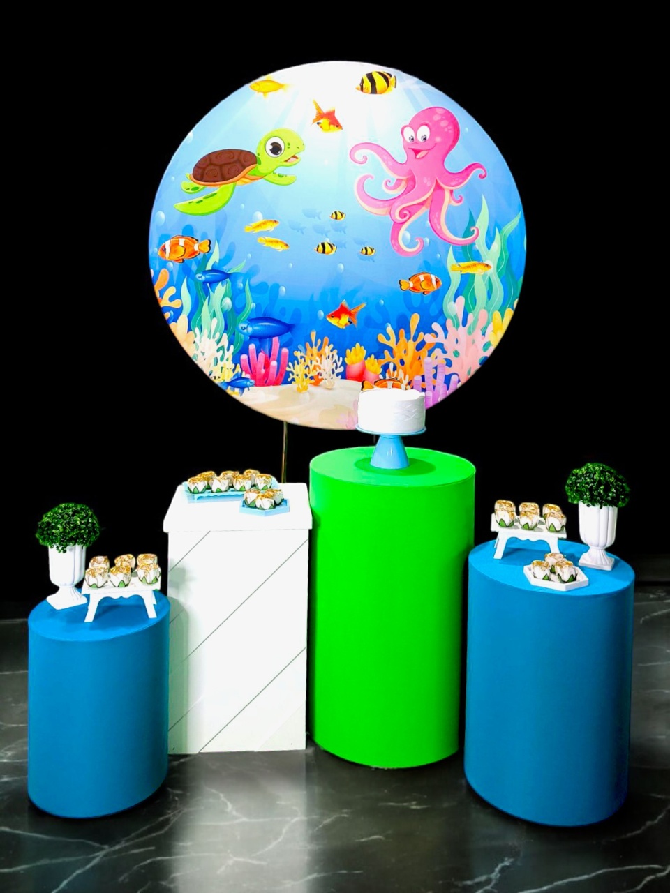 Fundo Do Mar Menino - Kit Diamante - FestBox