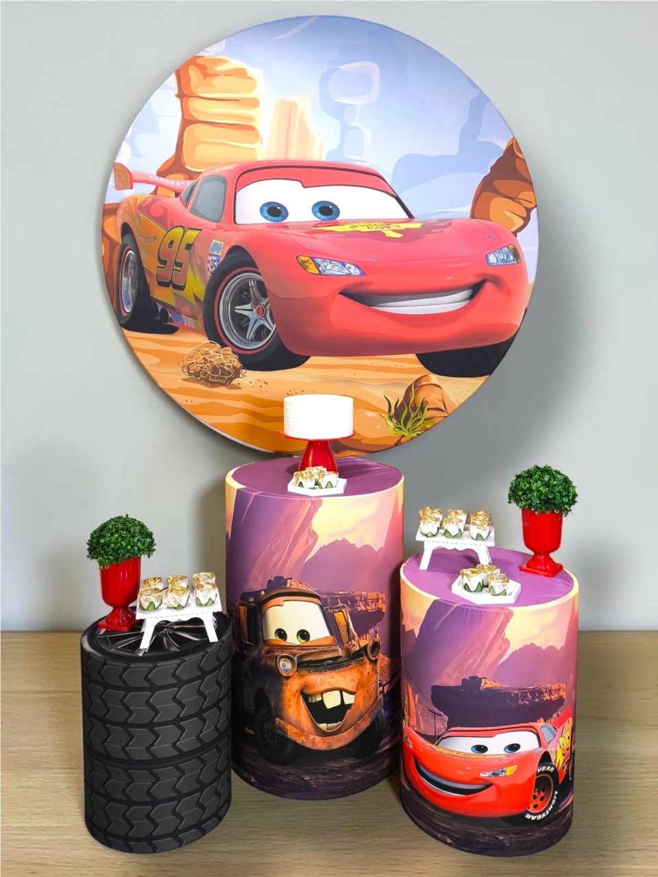 Carros Disney - Kit Ouro - FestBox