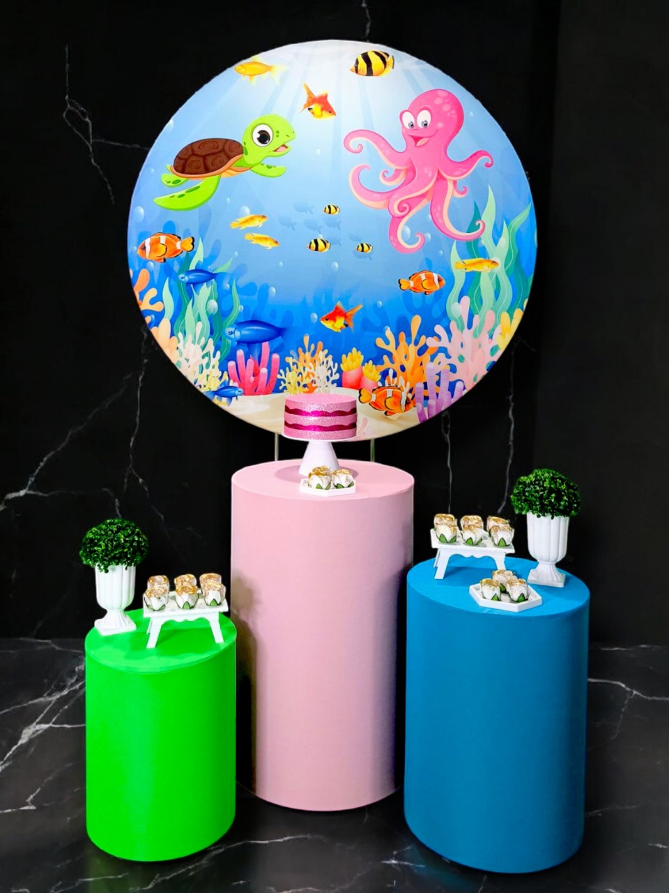 Fundo Do Mar Menina - Kit Ouro - FestBox