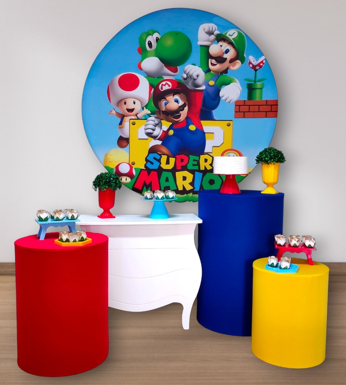 Super Mário - Kit Diamante - FestBox