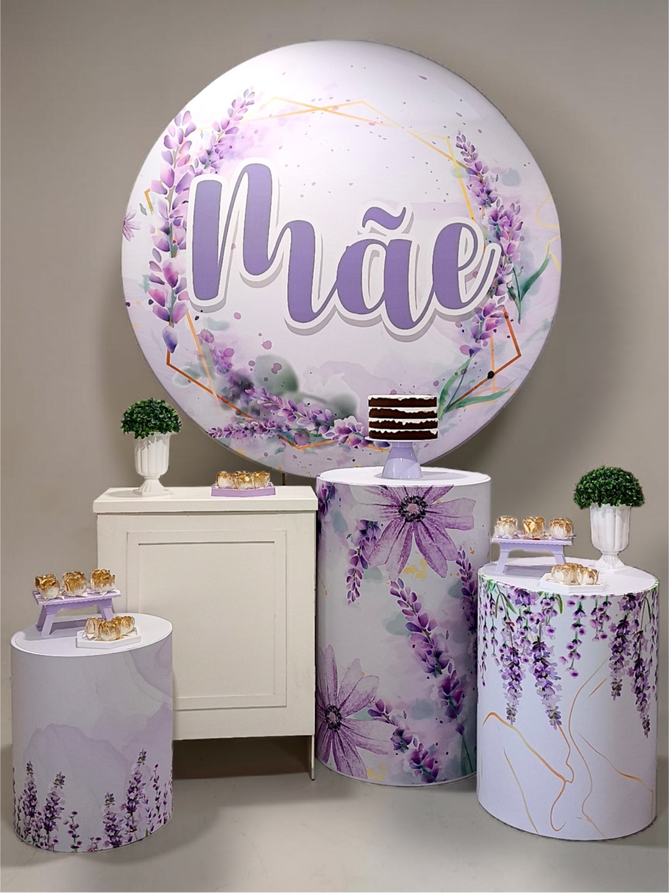Mãe - Lilás - Kit Diamante - FestBox