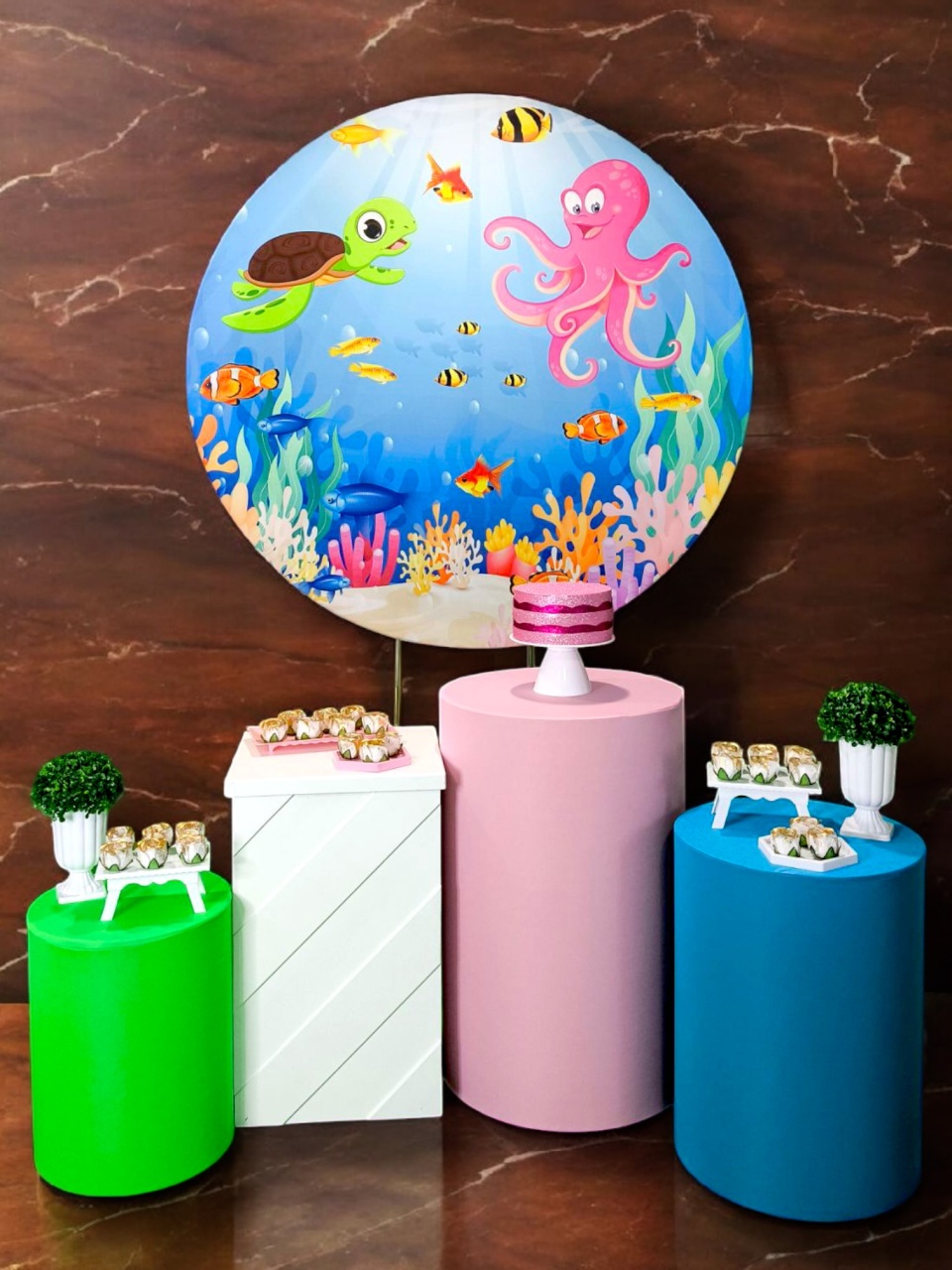 Fundo Do Mar Menina - Kit Diamante - FestBox