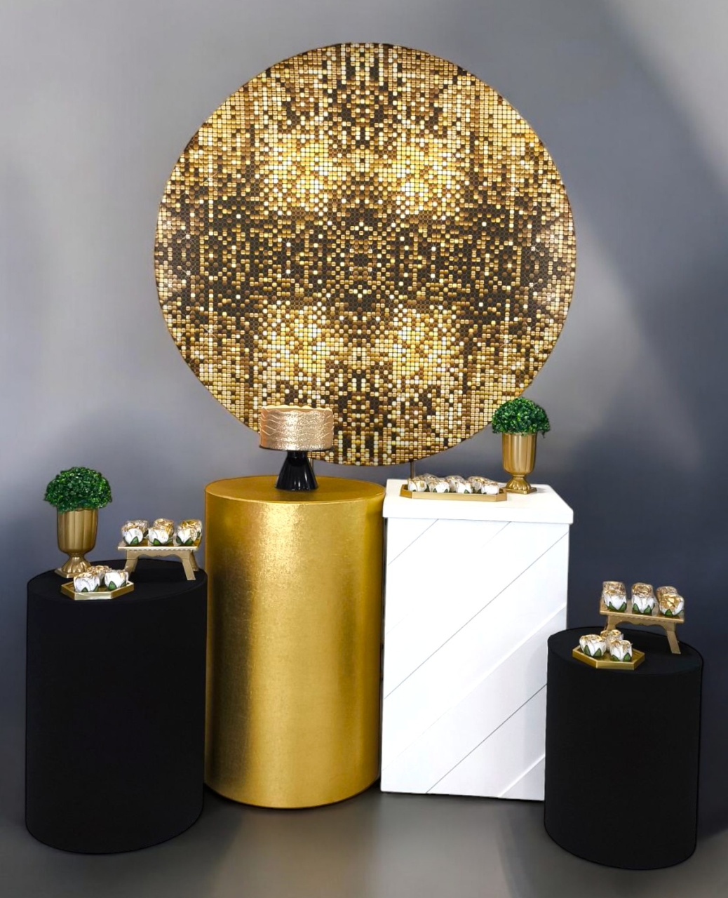 Paetê Dourado - Kit Diamante - FestBox