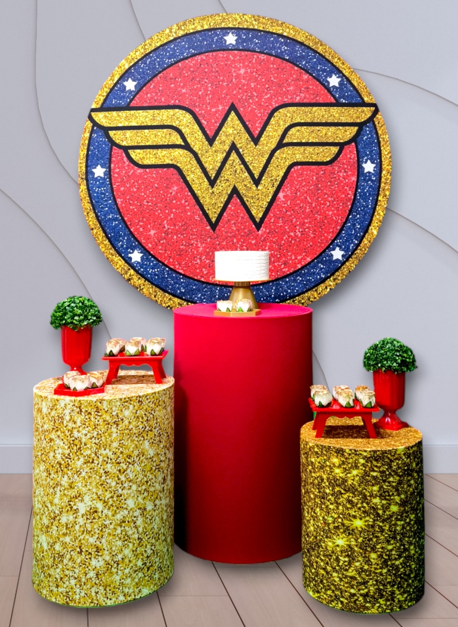 Mulher Maravilha - Kit Ouro - FestBox