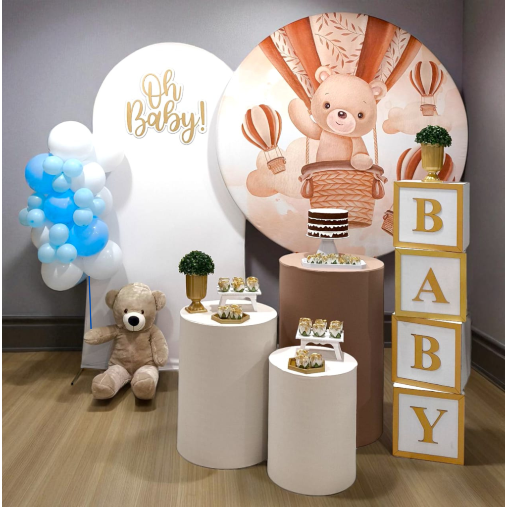 Chá de Bebê - Urso Baloeiro Neutro - FestBox