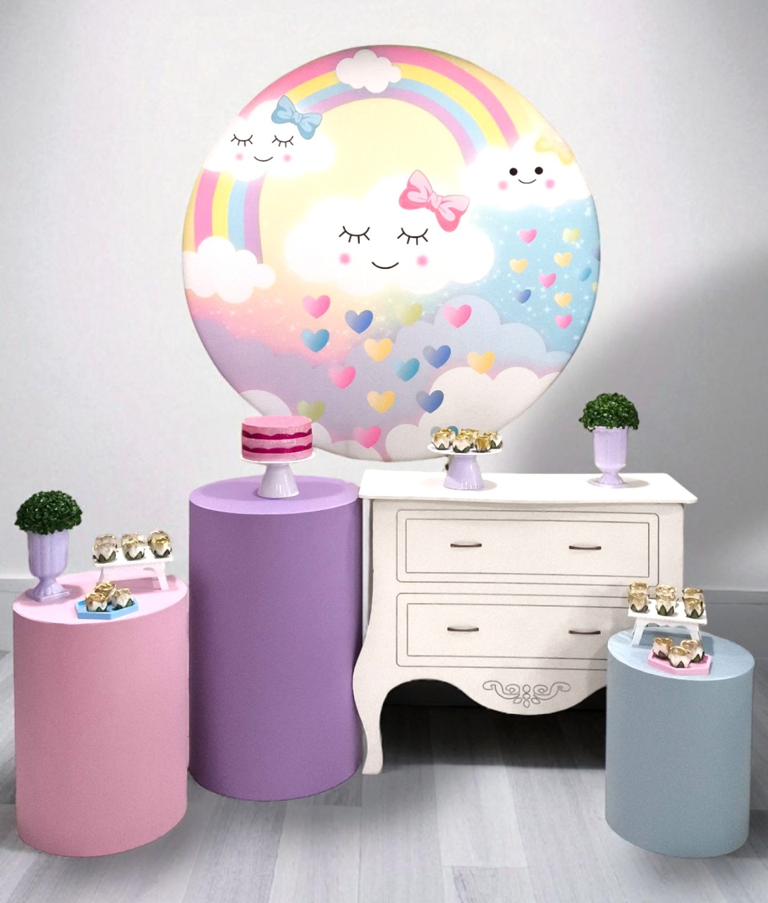 Chá de Bebê Chuva de Amor - Kit Diamante - FestBox