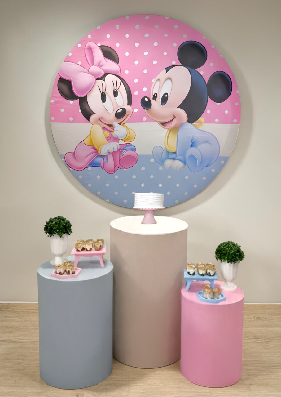 Chá Revelação Mickey E Minnie Baby - Kit Ouro - FestBox