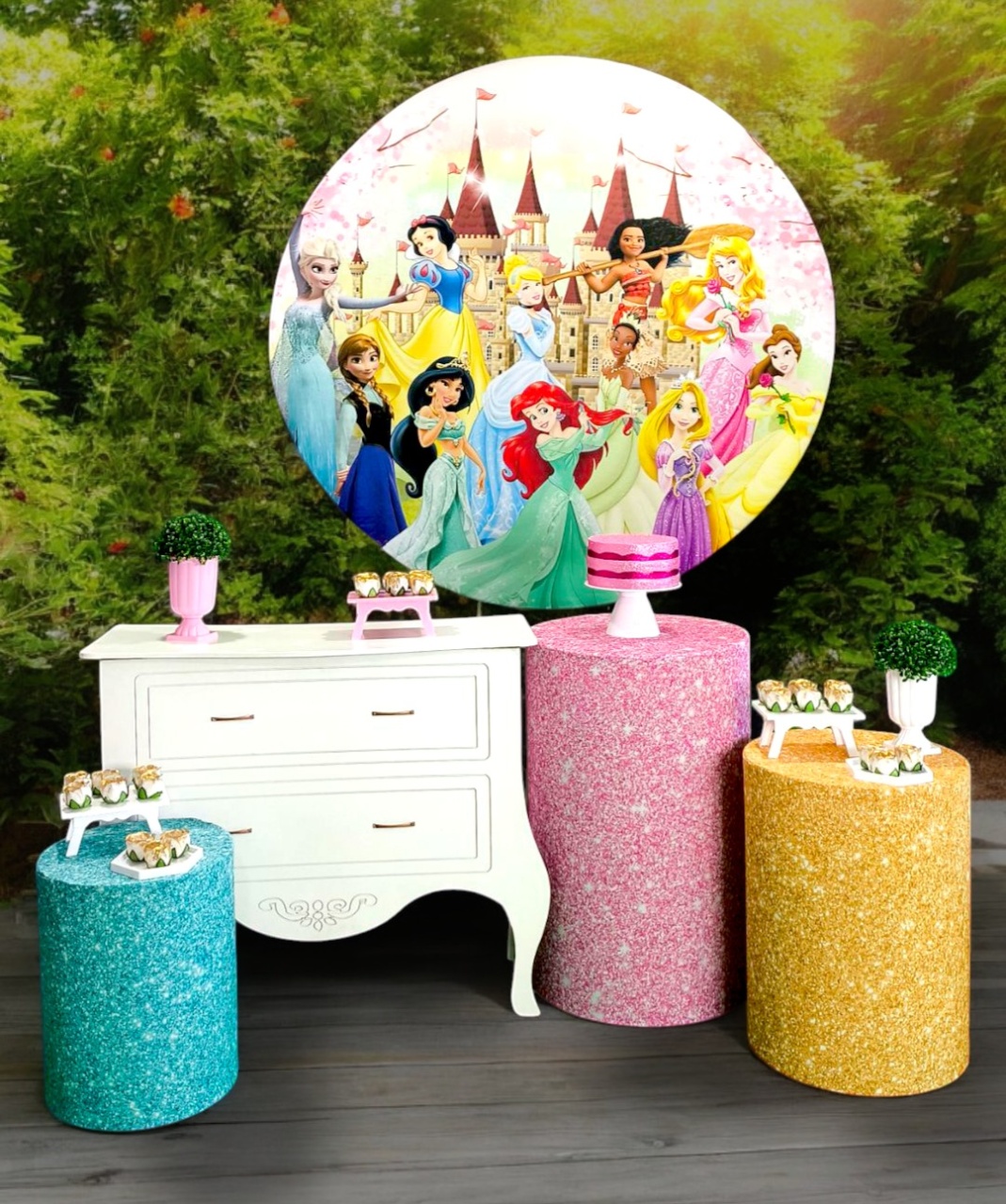 Princesas Disney - Kit Diamante - FestBox