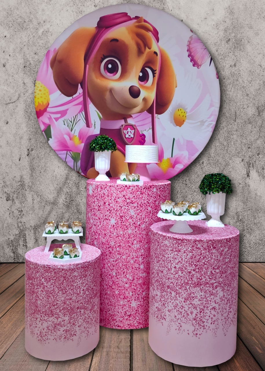 Skye - Patrulha Canina - Kit Ouro - FestBox