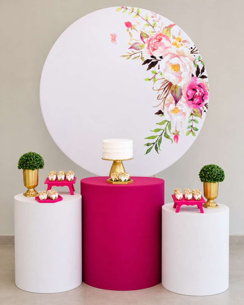 Floral Branco - Kit Ouro - FestBox