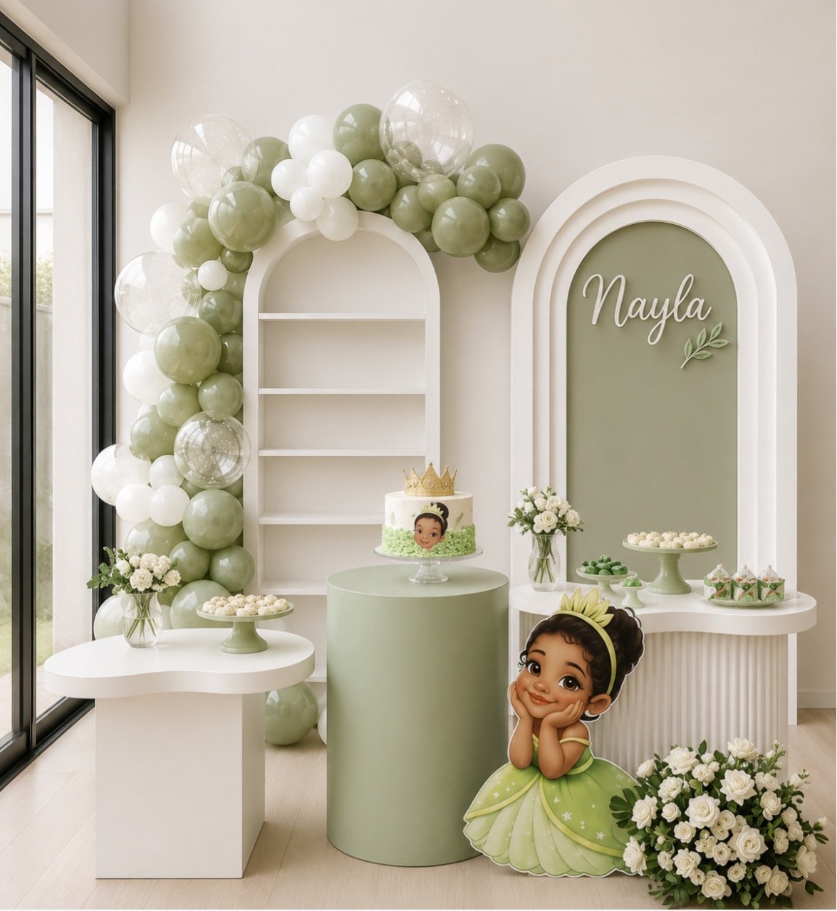 Composiçao Princesa Tiana Luxo - laladecor