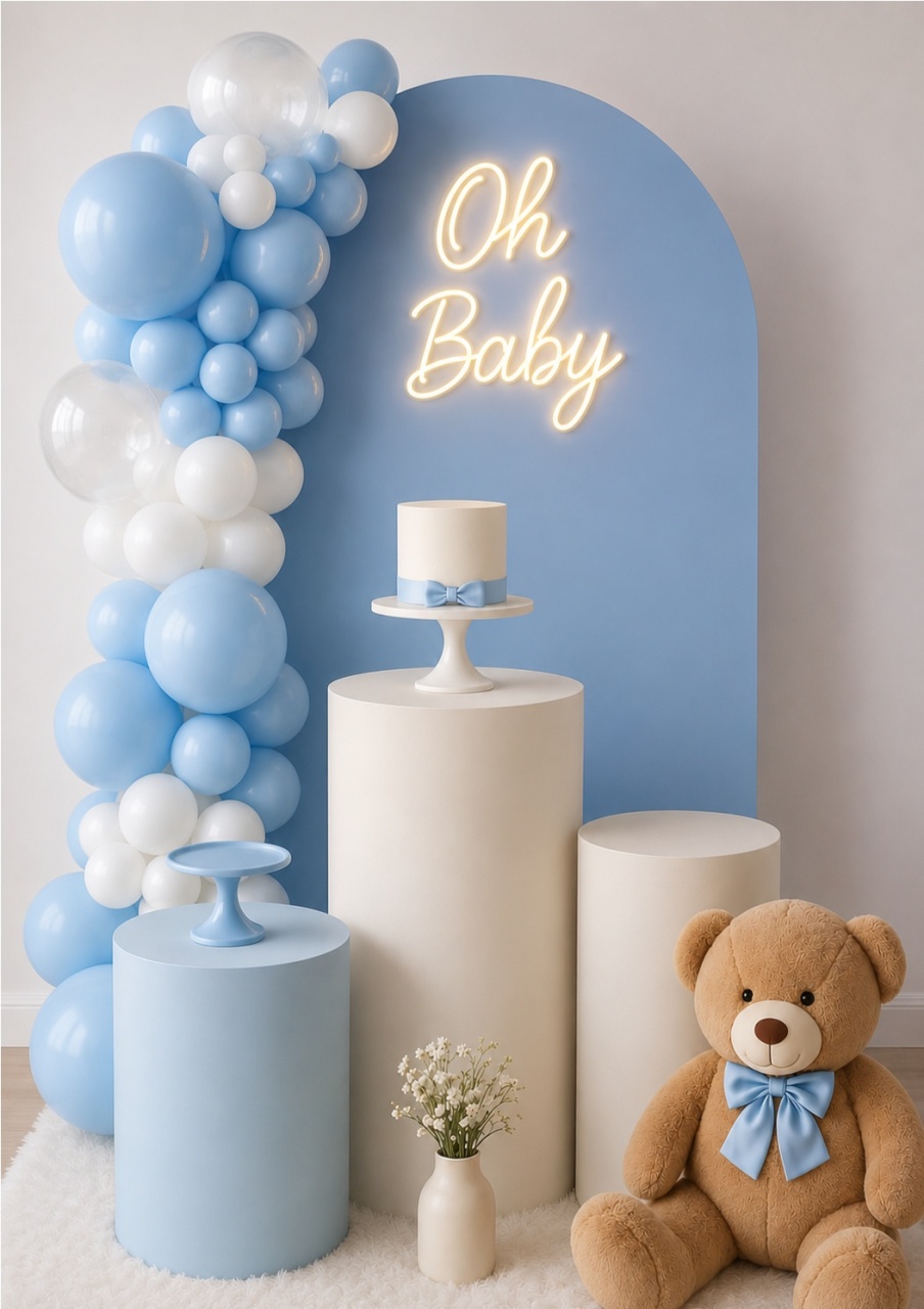 Chá de Bebe Pocket Azul - laladecor