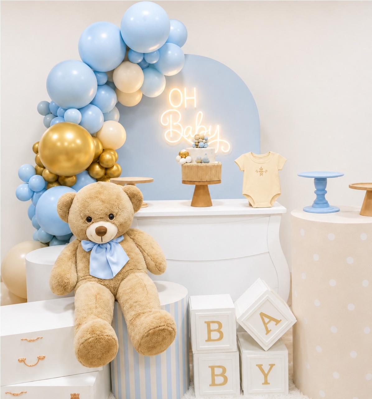 Chá de Bebe Pocket Menino - laladecor