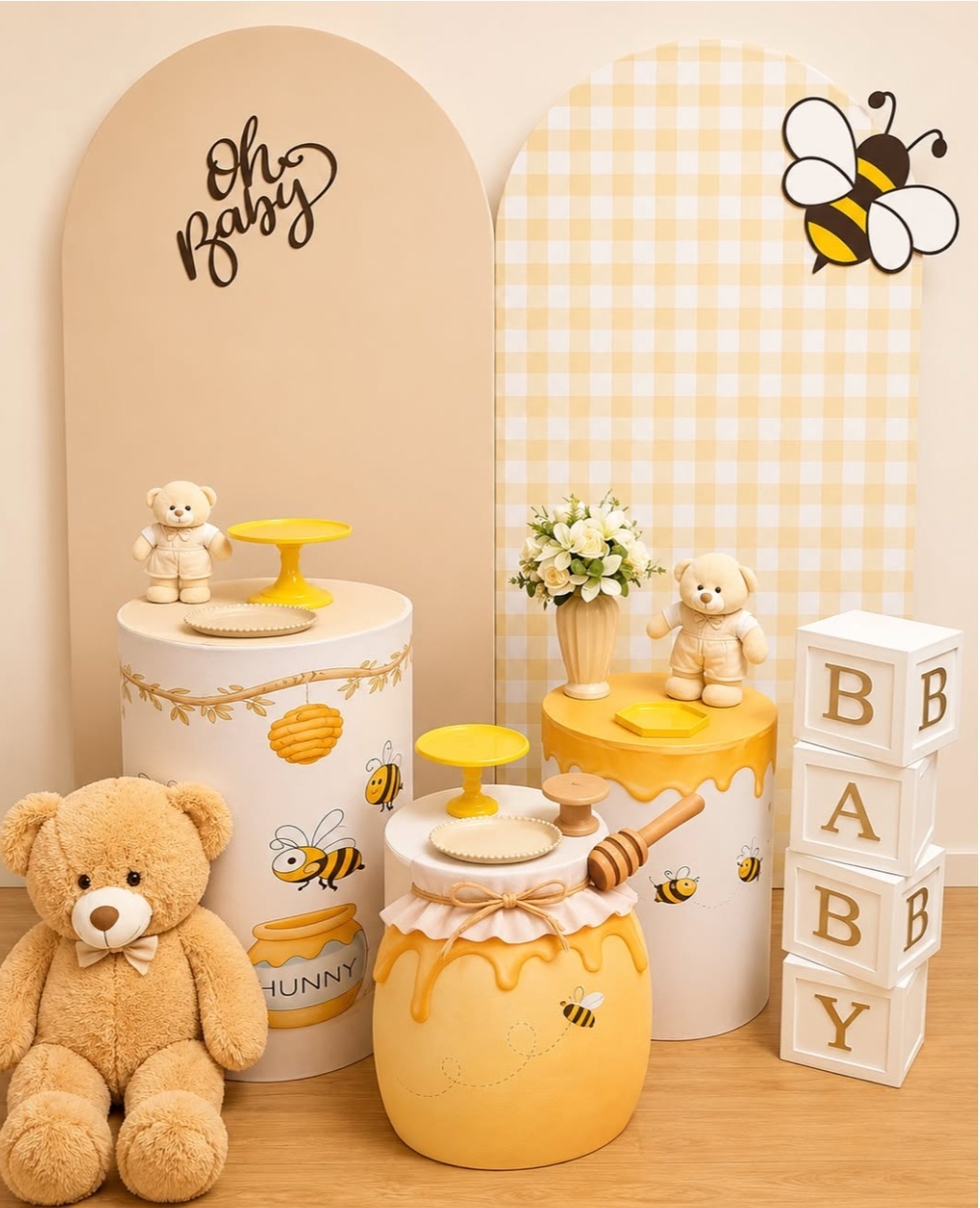 Chá de Bebe Abelhinha - laladecor