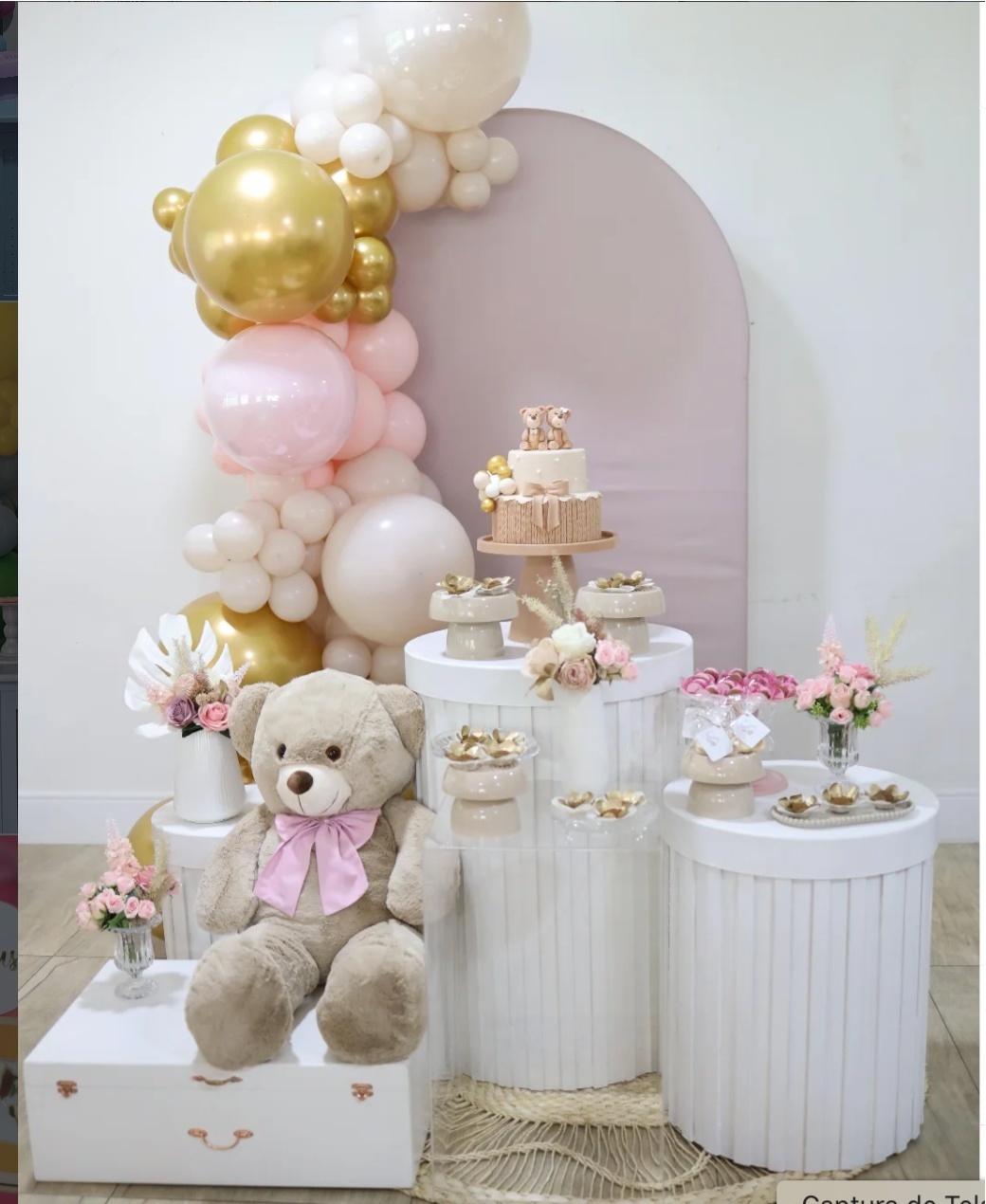 Chá de Bebe Menina - laladecor