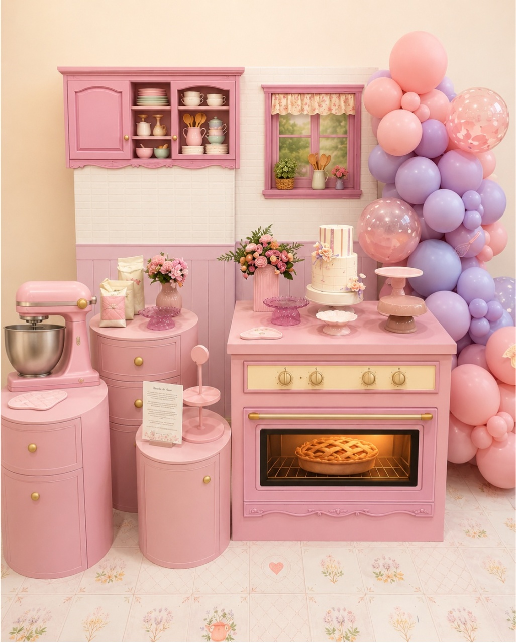Composiçao Cozinha de Confeiteira - laladecor
