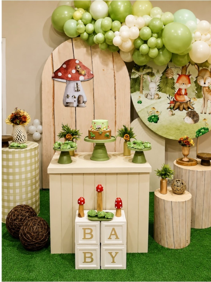 Kit Laura Bosque Cha de Bebe - laladecor
