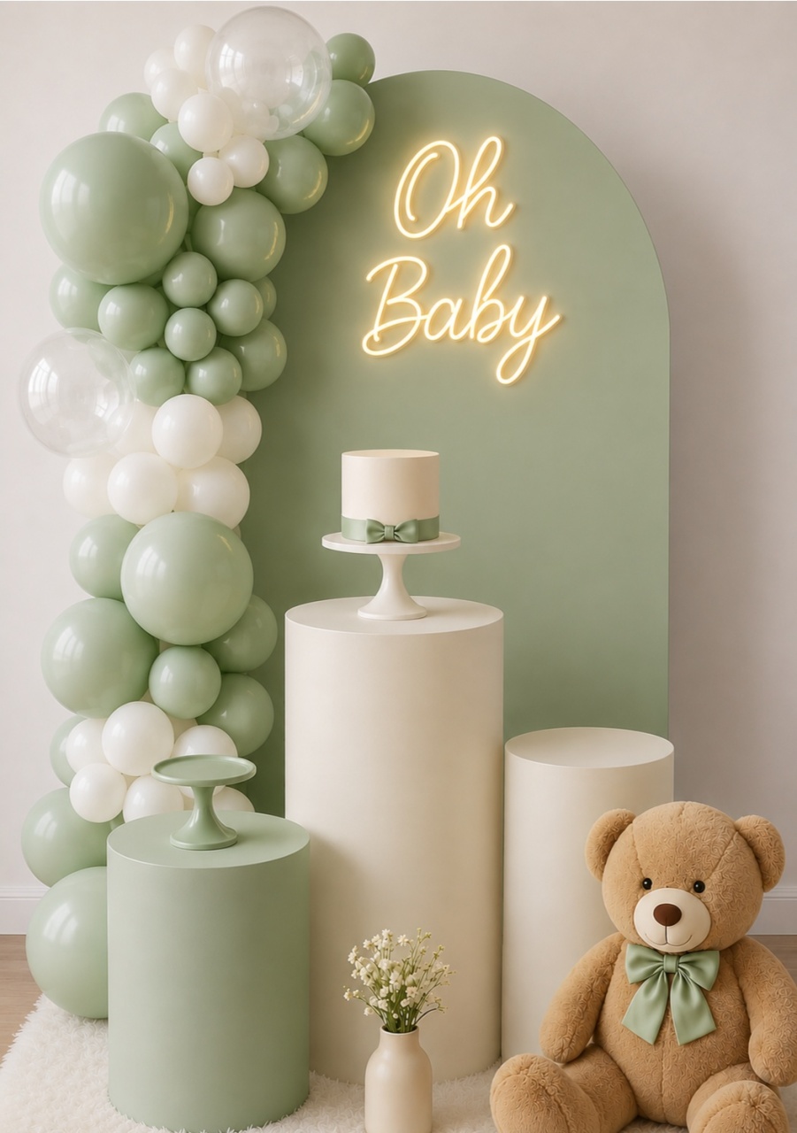 Chá de Bebe Pocket Verde - laladecor