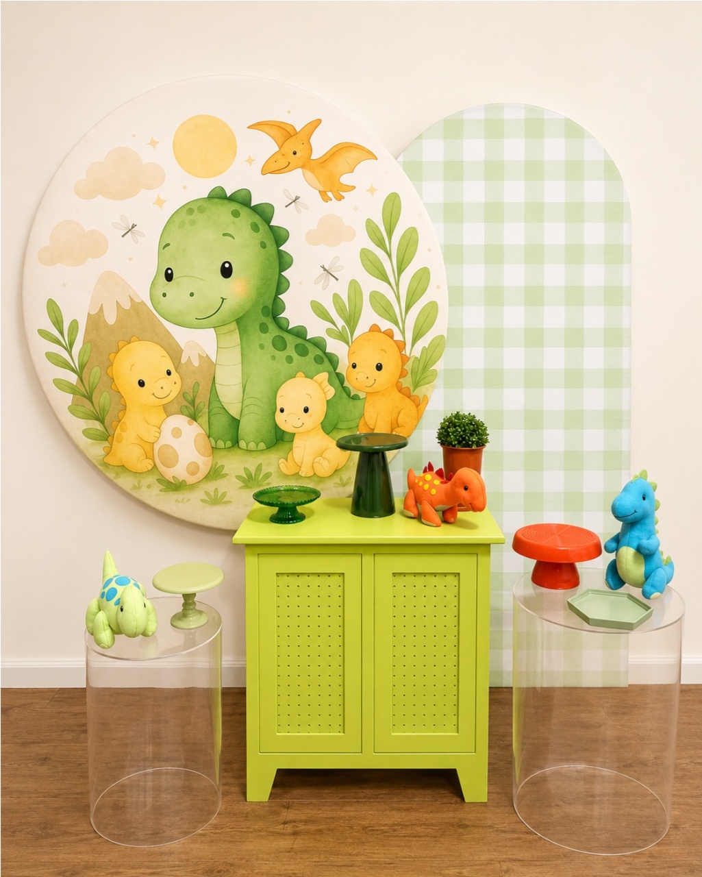 Kit Laura Tema Dinossauro Baby - laladecor