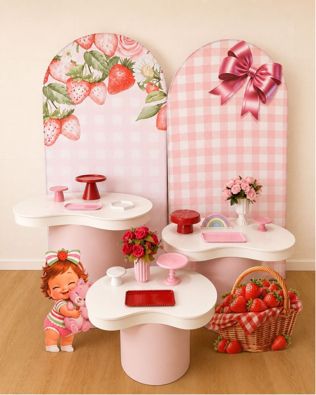 Kit Letícia Moranguinho - laladecor